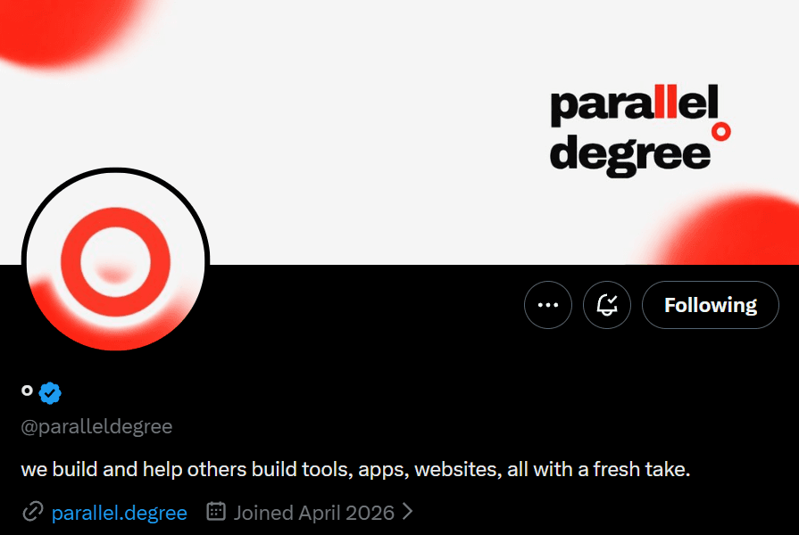 Parallel Degree° — Branding