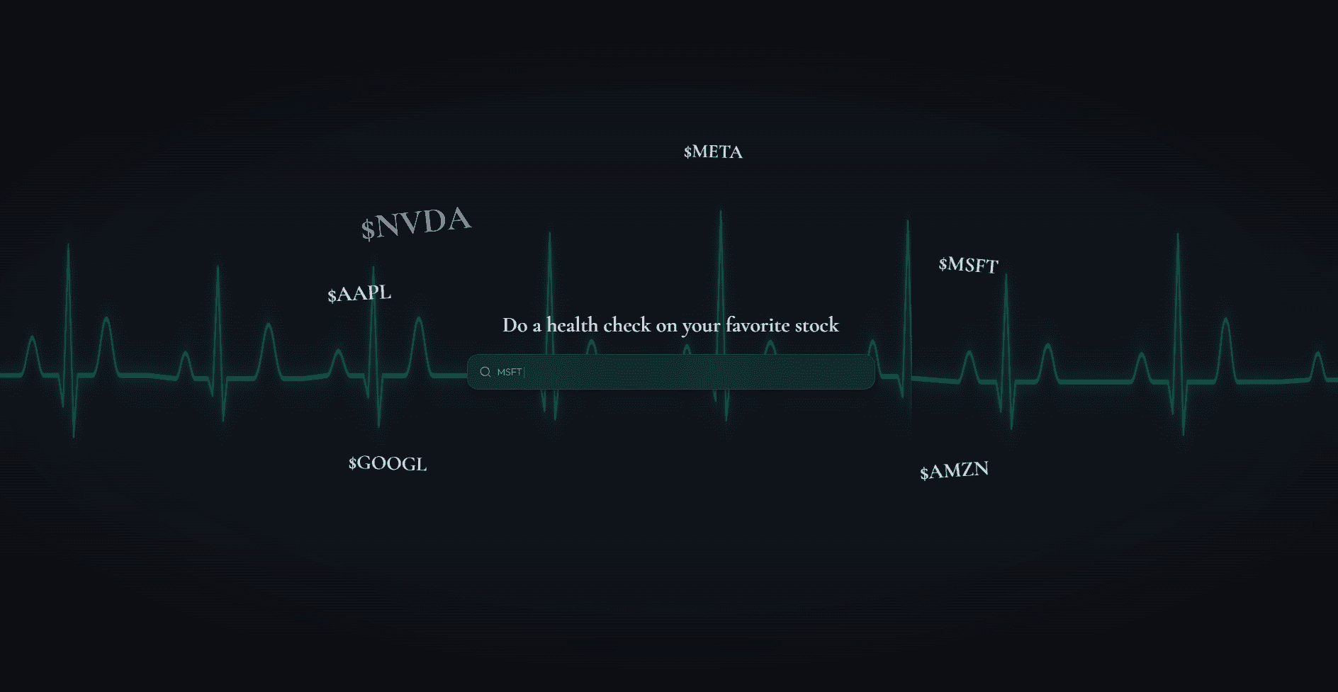 Stock Health Check — Overview